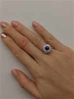 Anello Crivelli Donna ZAFFIRO in Oro bianco Zaffiro blu 0.98 Ct 320-R92676 - 320-R92676